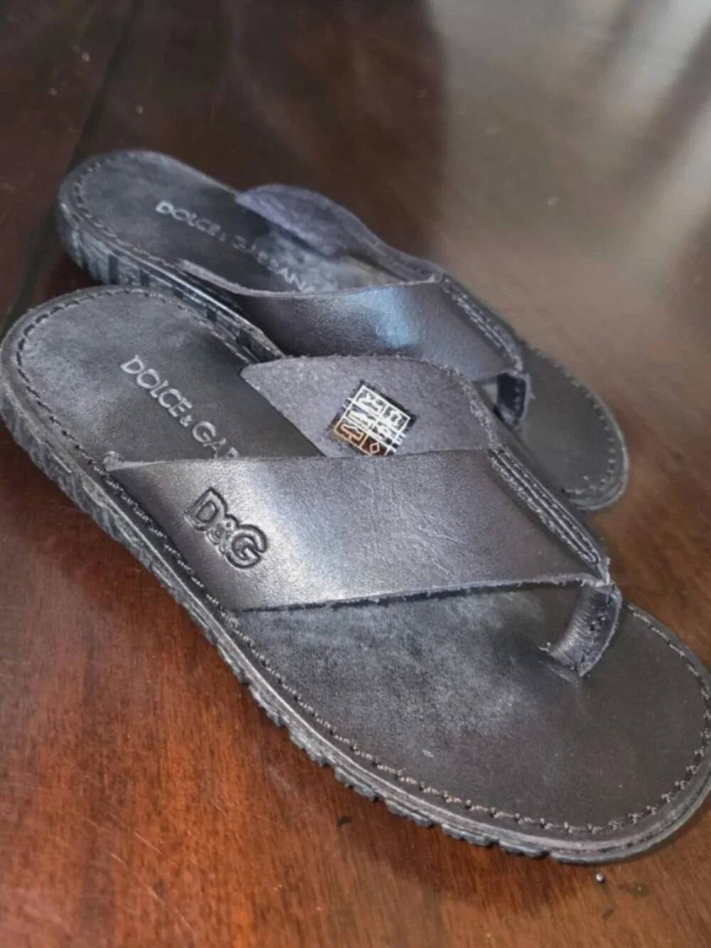 Authentic Dolce & Gabbana Leather Sandals KIDS SIZE 25 / Toddlers 9 ~ MSRP $260